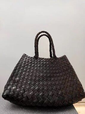 Dragon Diffusion Black Woven Bag
